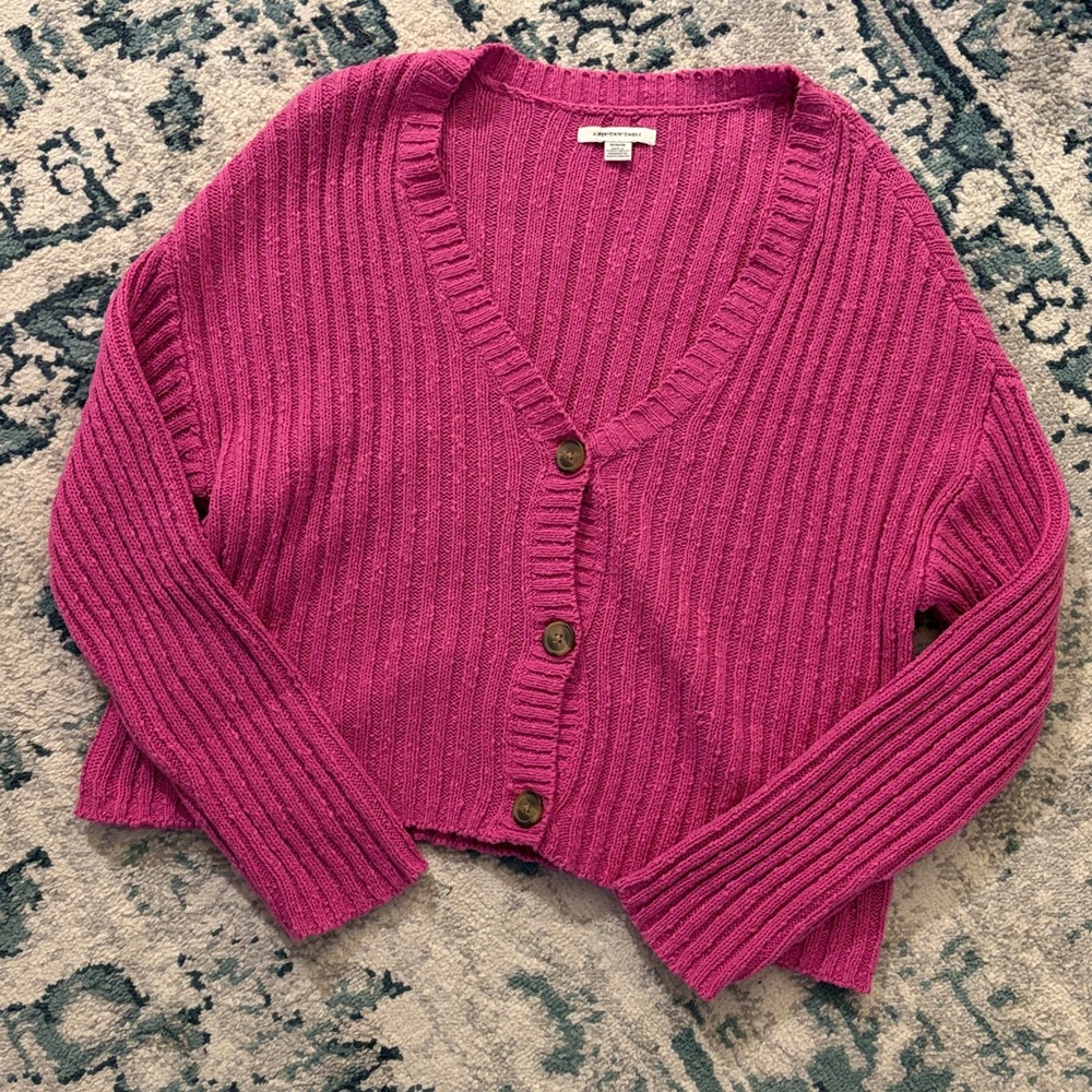 American Eagle Outfitters Ribbed Cardigan